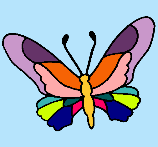 Dibujo Mariposa pintado por vctoria