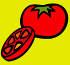 Dibujo Tomate pintado por netroski