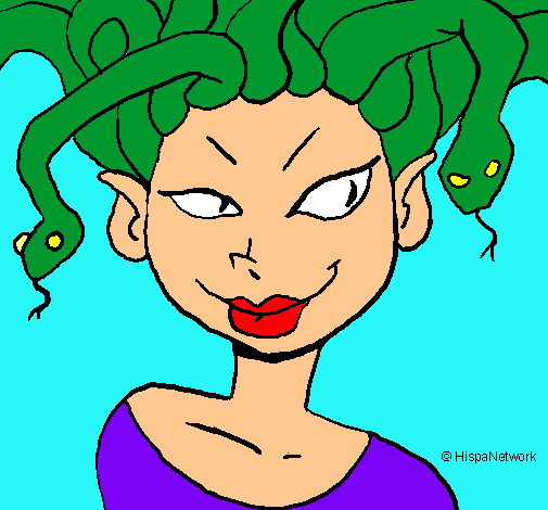 Mujer medusa