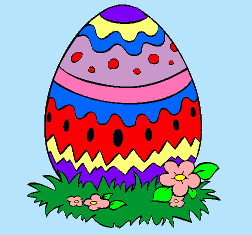 Dibujo Huevo de pascua 2 pintado por Carii