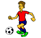 Dibujo Jugador de fútbol pintado por Futbolista