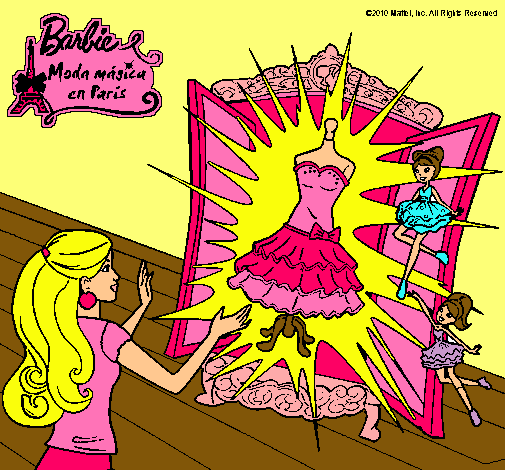 El vestido mágico de Barbie