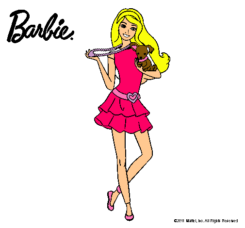 Barbie y su mascota