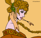 Dibujo Princesa china pintado por Andromeda