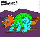 Dibujo Imaginext 13 pintado por imaginext