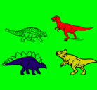 Dibujo Dinosaurios de tierra pintado por chuch
