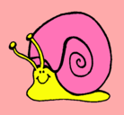 Dibujo Caracol  pintado por joam