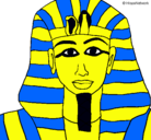 Dibujo Tutankamon pintado por Bruno09
