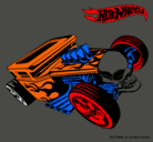 Dibujo Hot Wheels 8 pintado por CARS