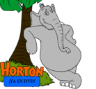Dibujo Horton pintado por shakti