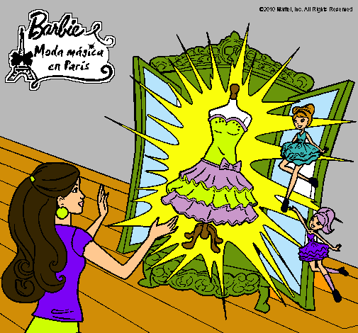 El vestido mágico de Barbie