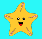 Dibujo Estrella de mar pintado por gcabob