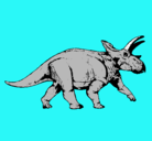 Dibujo Triceratops pintado por juandavid