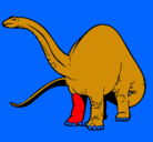 Dibujo Braquiosaurio II pintado por elian040