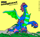 Dibujo Imaginext 9 pintado por lokimochudel