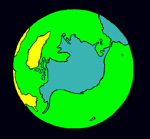 Dibujo Planeta Tierra pintado por Alvaro1601