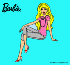 Dibujo Barbie moderna pintado por luna36