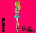 Dibujo Barbie Fashionista 6 pintado por patry1234