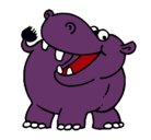 Dibujo Hipopótamo pintado por Hipopotamo