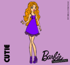 Dibujo Barbie Fashionista 3 pintado por coloretes