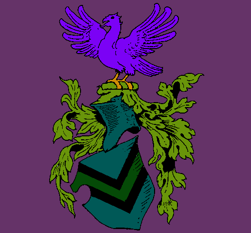 Escudo de armas y aguila 