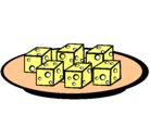 Dibujo Taquitos de queso pintado por nahuel1346