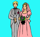 Dibujo Marido y mujer III pintado por YAMEL