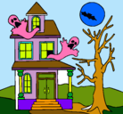 Dibujo Casa fantansma pintado por rosmarvit