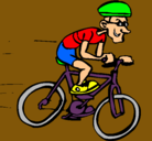 Dibujo Ciclismo pintado por rodney