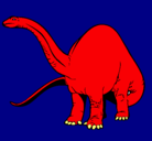 Dibujo Braquiosaurio II pintado por matias5