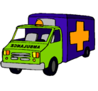 Dibujo Ambulancia pintado por Mappy