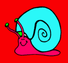 Dibujo Caracol  pintado por HTHDFU