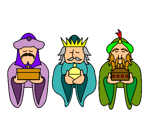 Dibujo Los Reyes Magos 4 pintado por Pazitha