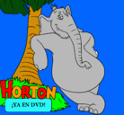 Dibujo Horton pintado por KATRIELOOOO