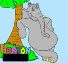 Dibujo Horton pintado por NOCKLA