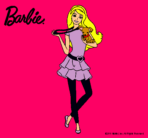 Barbie y su mascota