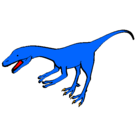 Dibujo Velociraptor II pintado por abdiel