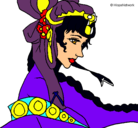 Dibujo Princesa china pintado por panshii