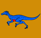 Dibujo Velociraptor pintado por jumar