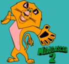 Dibujo Madagascar 2 Alex 2 pintado por jajajajjajaj