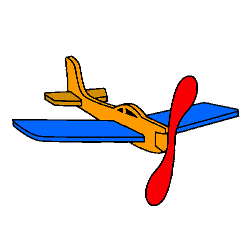 Avión de cartón