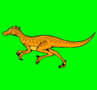 Dibujo Velociraptor pintado por Mechita