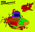 Dibujo Imaginext 3 pintado por DESCHI