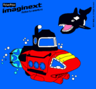 Dibujo Imaginext 3 pintado por aimartxo