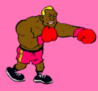 Dibujo Boxeador pintado por ACOIDAN