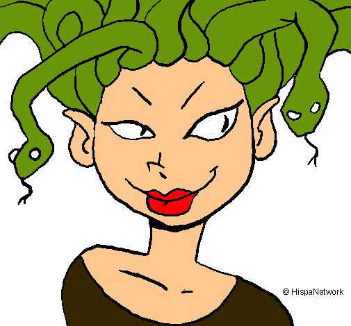 Mujer medusa