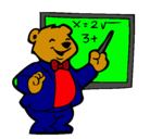 Dibujo Profesor oso pintado por salitolameme