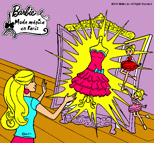 El vestido mágico de Barbie