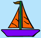 Dibujo Barco velero pintado por evmega