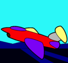 Dibujo Avión del ejercito pintado por rugal